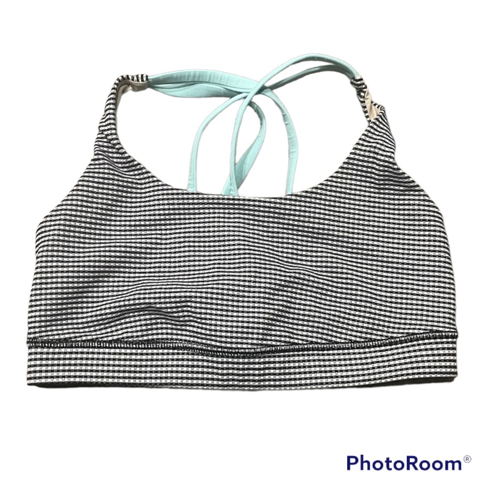 Lululemon Energy Bra  Checkered | Size 6